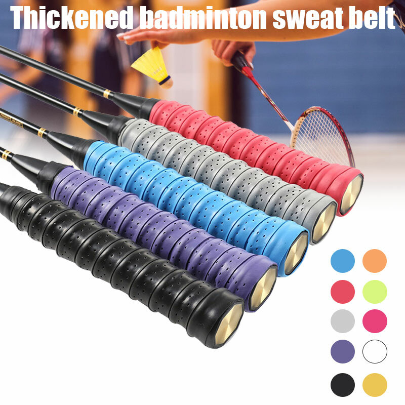 Super absorvente overgrip badminton overgrip pickleball overgrip 25mm de largura novo aperto da raquete anti deslizamento perfurado