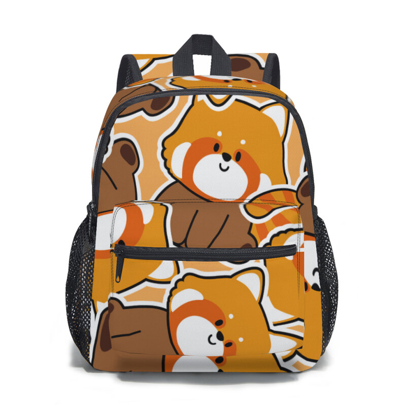 Zaino per bambini Cute red panda Kindergarten Children Mochila School Bag