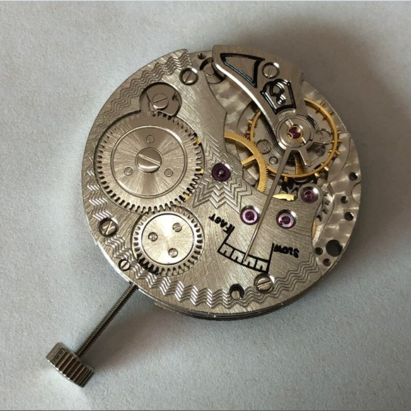 ของแท้ St3621 Ou (Eta6498) หมุนด้วยมือ17เพชรเข็มวินาที6จุดเหมาะสำหรับนาฬิกานักบิน