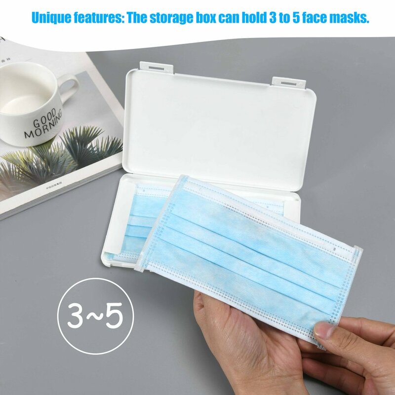 Portable Face Masks Organizer Dustproof Moisture-Proof Cover Holder Mask Storage Seal Box Household Accessories