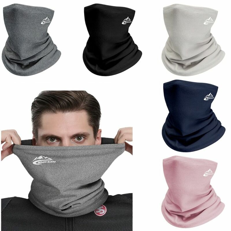 Velvet Sports Bandana Face Mask Warm Neck Protection Thickening Plush Neck Scarf Cycling Scarf Running Winter Scarf Woman Men