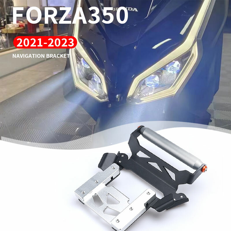 Dudukan braket navigasi ponsel USB & pengisi daya nirkabel, dudukan ponsel GPS sepeda motor baru untuk Honda NSS 350 NSS350 2021 2022 2023