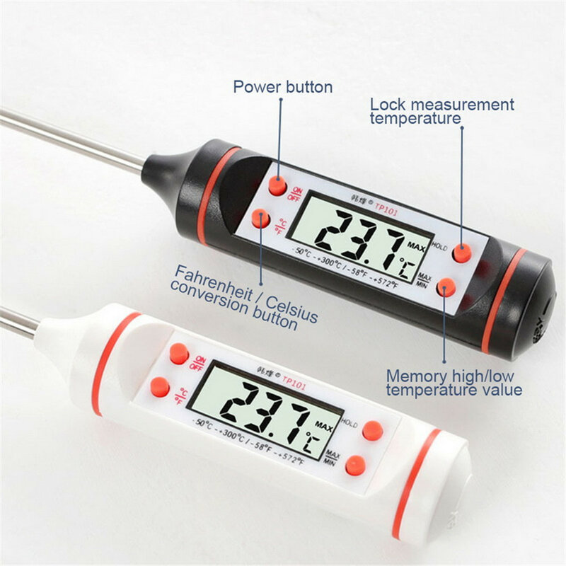 Thermomètre numérique de cuisine pour BBQ, outil de mesure pour aliments, pour viande, gâteau, bonbons, Grill, pour la cuisine, pour la maison