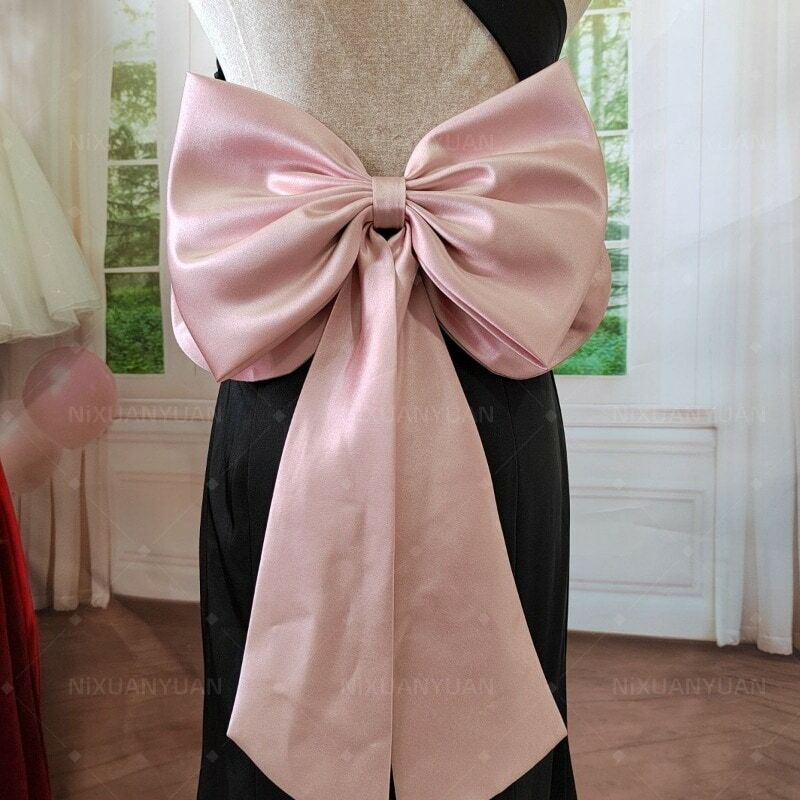 Großhandel hübsche Schleife mit Pin Hochzeits gürtel Brautkleid passenden Zubehör abnehmbare handgemachte Bowknot DIY