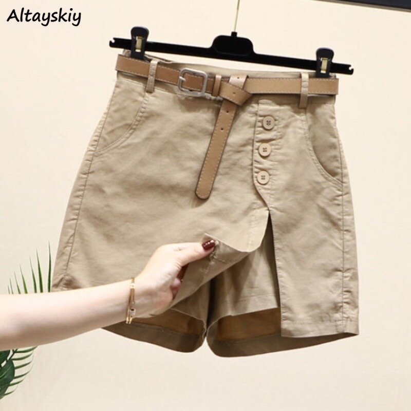 Niche Shorts for Women Summer Solid New Design Fashion Korean Style Cool Girls Clothing Fit All-match Comfortable Soft Casual