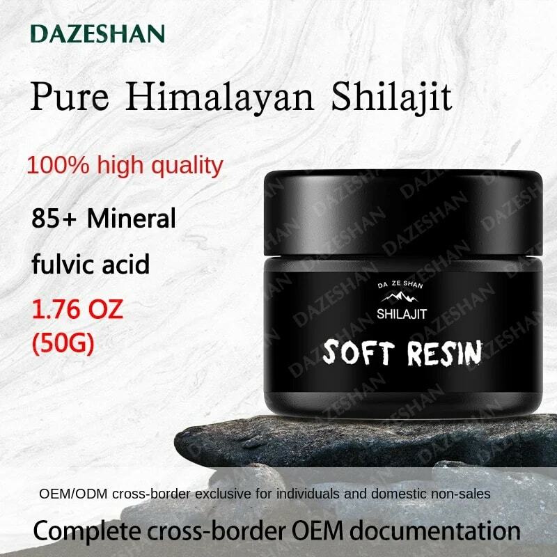 Shilajit de l'Himalaya pur 100% naturel, 50 g/boîte, softResin, Laizhi Gao