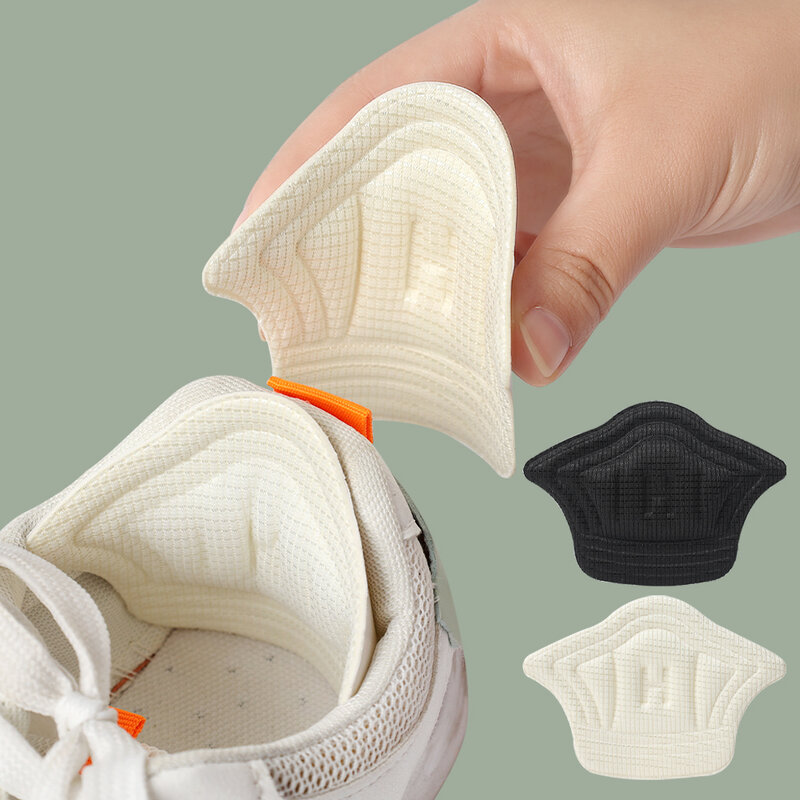 Palmilhas Patch Heel Pads para Sapatos Esportivos, Almofada de Salto de Tamanho Ajustável, Almofada para Alívio da Dor, Inserir Heel Protector Stickers, 2 Pcs, 10Pcs