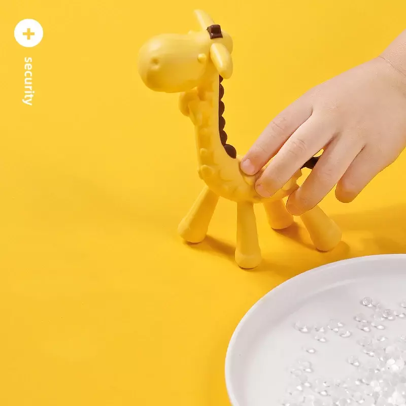 Детский силиконовый Прорезыватель для зубов в виде жирафа