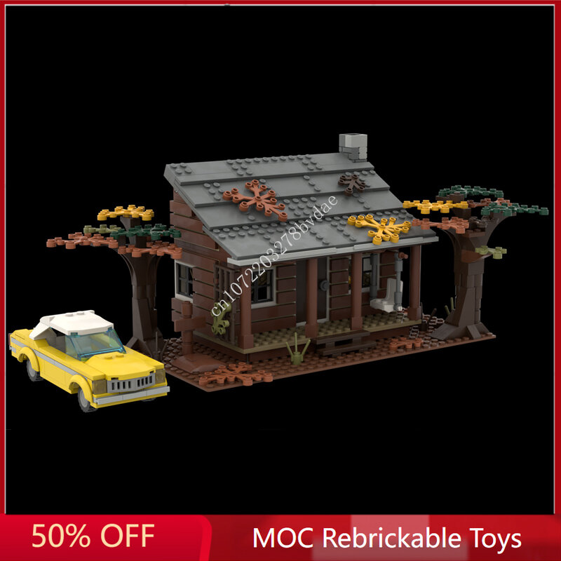 Blocos de construção Evil Dead Knowby Cabin, MOC modular, Creative Street View, Modelo de montagem DIY, Brinquedos Presentes, 598 peças