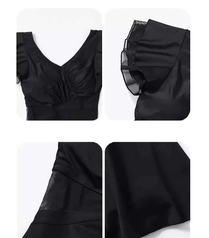 Maiô sexy sem costas de uma peça para mulheres, plissado monokini, almofada push up, roupa de banho monokini saia swimwear, estilo coreano, novo, 2024