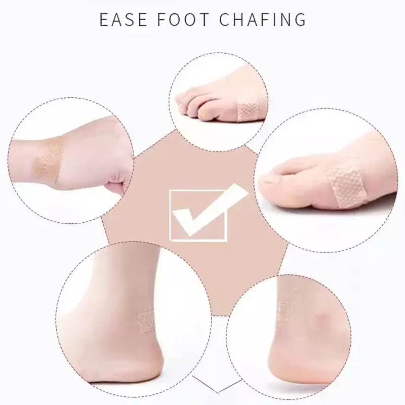 Patch Invisible Silicone Heel, Resistente ao Desgaste, Respirável, Artefato, Cuidados com os Pés, Tendência
