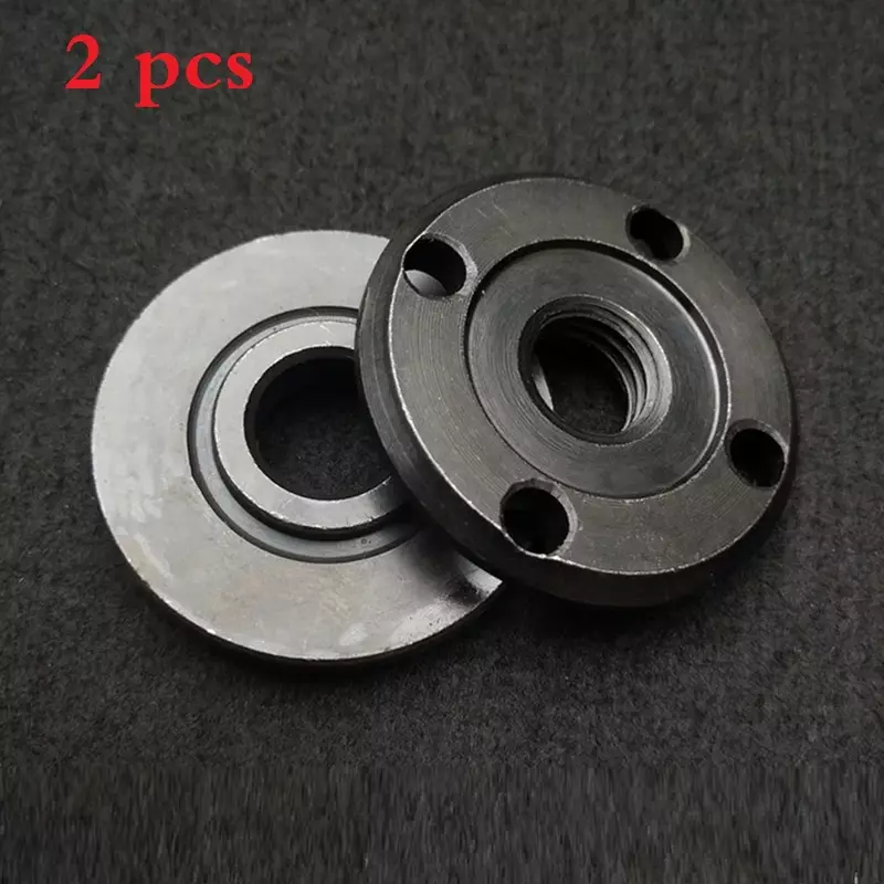 M16 Thread Replacement Angle Grinder Inner Outer Flange Nut Set Tools Pure Iron Plate Splint Clamp Angle Grinder Accessories