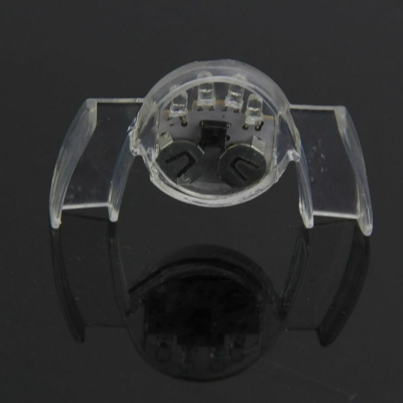 1X LED 라이트 마우스 가드 마우스피스 깜박이는 조각 파티 어둠 속에서 빛나는 새 제품