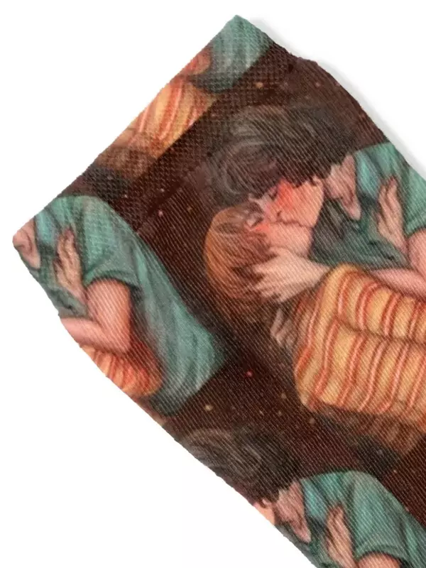 Byler love kiss-calcetines térmicos para hombre, medias de lujo, Invierno