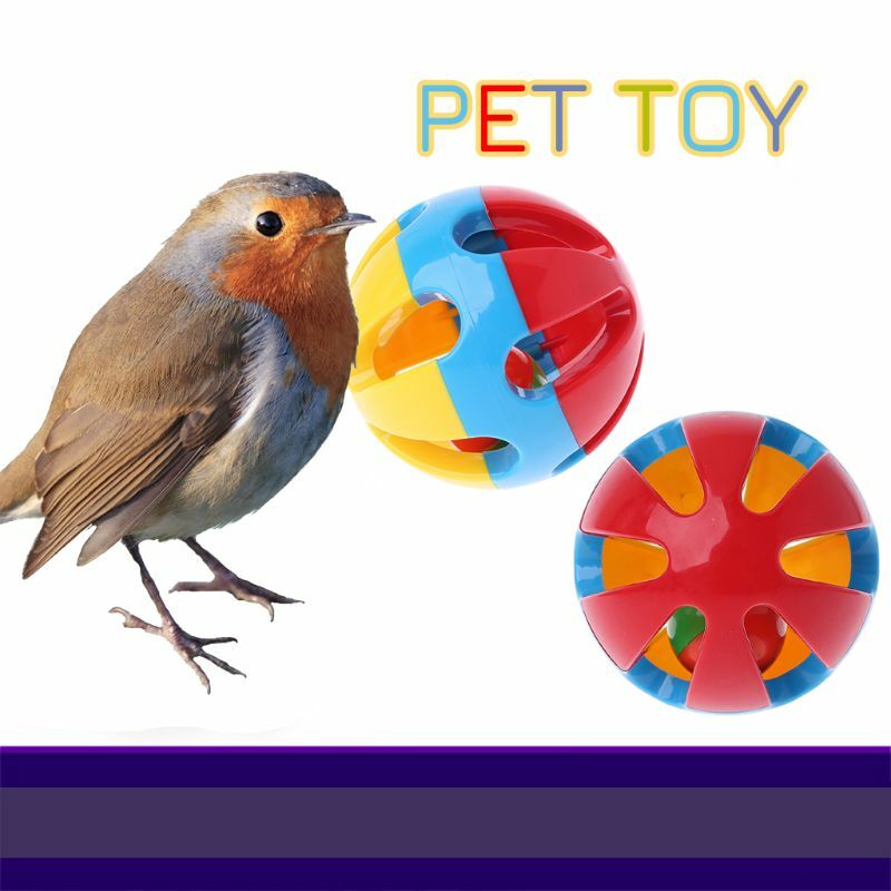 Mainan Bola Rantai Kunyah Burung Kandang Ayunan Gigitan Burung Peliharaan Gantung Parkit Cockatiel DropShipping