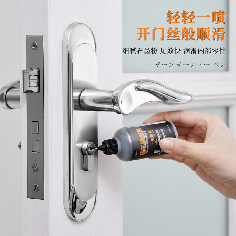 Lápiz lubricante en polvo para cerradura, lubricante de grafito para cerraduras, larga duración, mantiene todas las bisagras y cerraduras de puertas