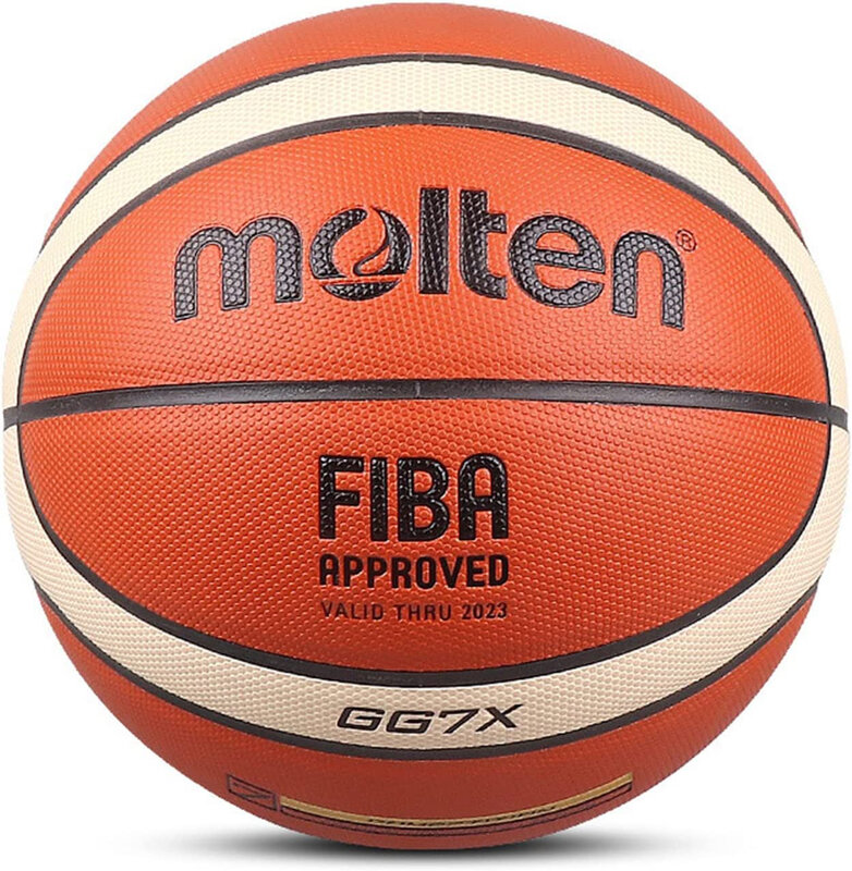 Baloncesto para interiores y exteriores para hombres y mujeres, baloncesto aprobado por FIBA, Tamaño 7, entrenamiento de partido De cuero PU