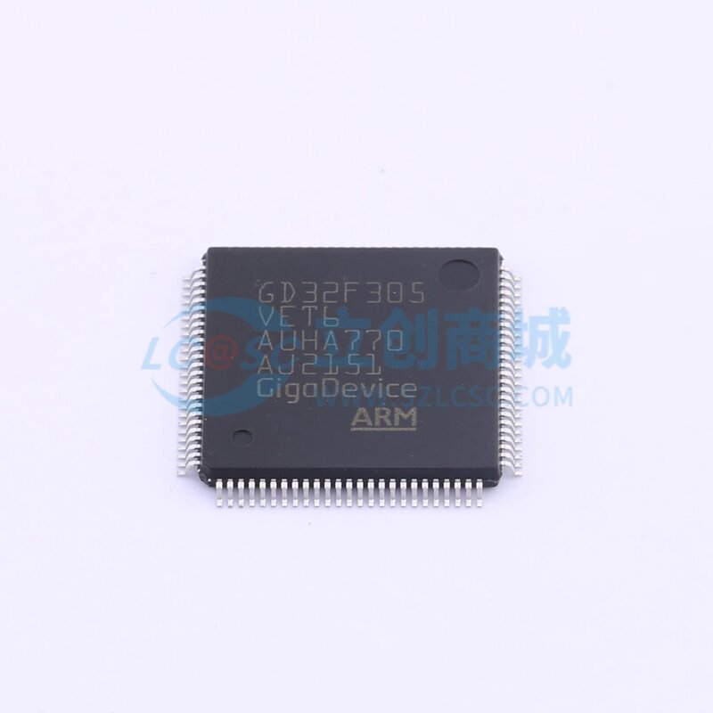 주식 LQFP-100 마이크로 컨트롤러 (MCU/MPU/SOC) CPU, GD GD32 GD32F GD32F305 GD32F305VET6, 100% 정품 신제품