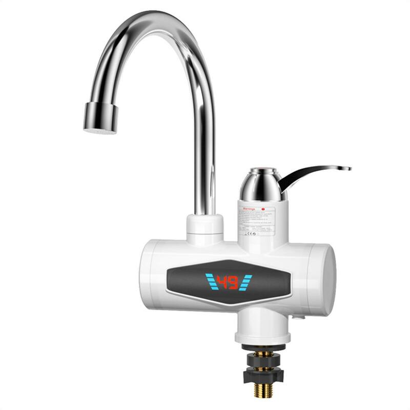 Instantaneous Digital Display Electric Kitchen and Bathroom Quick-heating Heating Faucet RX-007