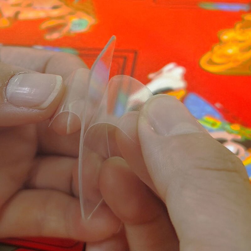 Adesivi con nastro invisibile da 60 pezzi nastro biadesivo adesivo trasparente senza tracce adesivi per artigianato fai da te uso quotidiano a casa