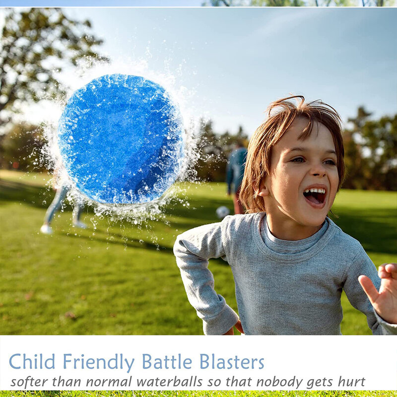 Bola air anak dapat digunakan kembali menyerap bisa dicuci bola katun warna acak