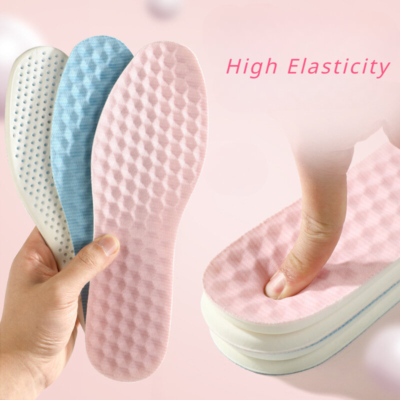 Супермягкие массажные стельки, дезодорирующие ортопедические стельки для мужчин и женщин, спортивная обувь, антибактериальные аксессуары для обуви с поглощением пота