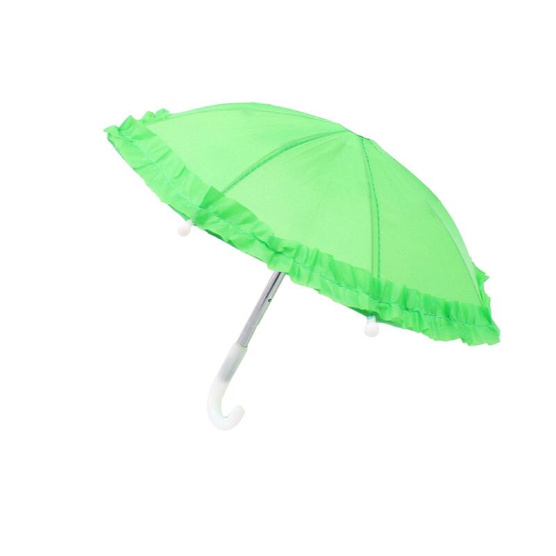 Miniatur rumah boneka payung cerah hujan payung 1/4 1/6 kehidupan adegan lucu payung payung gantung Properti dekorasi