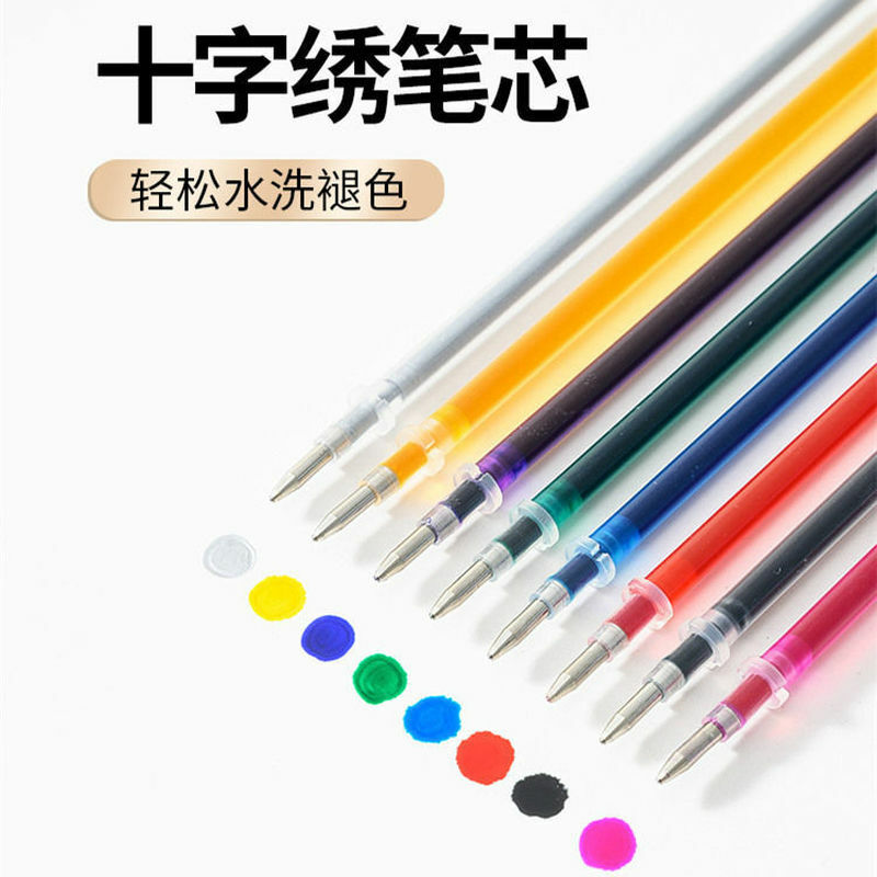 Heat Erasable Fabric Marking Pens Refills Temperature Disappearing 5 Colors Pens for Quilting, Sewing Dressmaking Handicraft