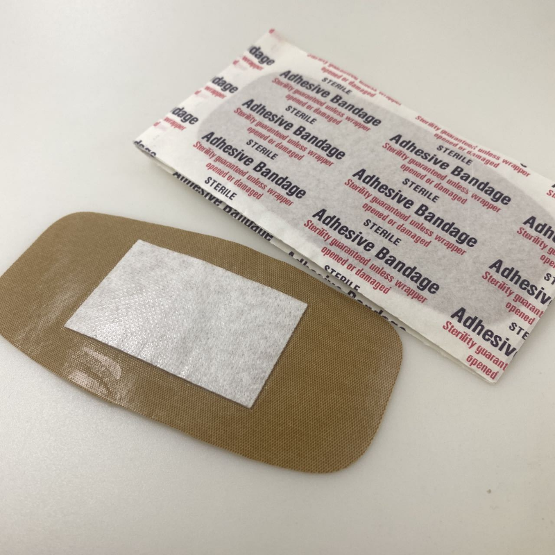 Bandagem médica grande band-aid, remendo de primeiros socorros Elestic ferida emplastros, curativo adesivo bandagens cor da pele Woundplast, 10pcs por conjunto