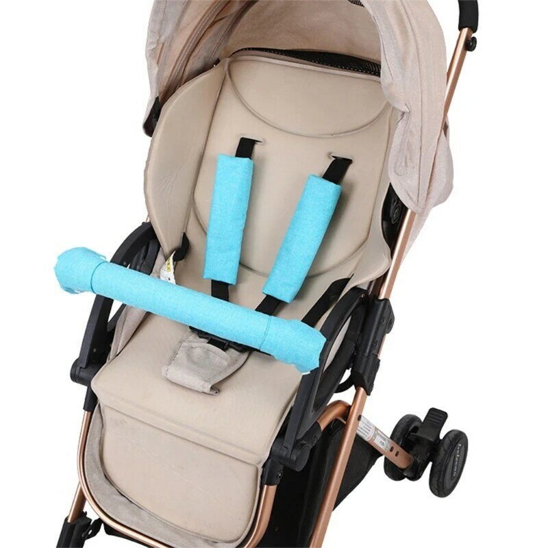 Alça de carrinho de criança capa manga braço capa com fecho snap serve para todos os carrinho de bebê qx2d