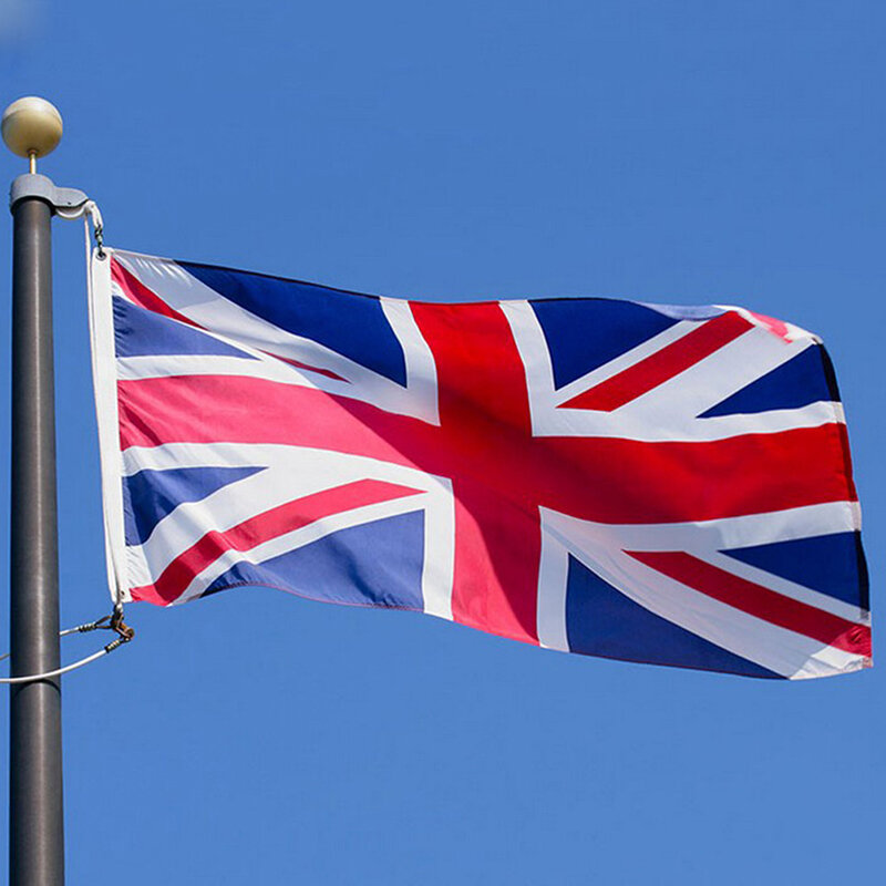 Bendera poliester nasional Inggris Raya 5*3 kaki untuk dekorasi halaman 90*150cm