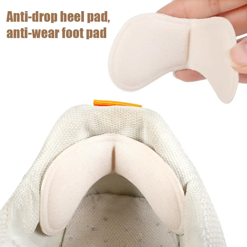 Pain Relief Sponge Heel Insoles Patch Anti-wear Cushion Pads Feet Care Heel Protector Adhesive Back Stickers Shoes Insert Insole