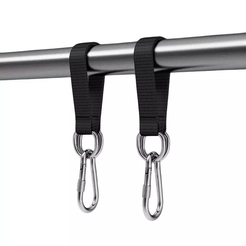 Cinghie per altalena per alberi 200kg anello per gancio per impieghi gravosi cintura di collegamento per amaca sacco da boxe Swing barra orizzontale