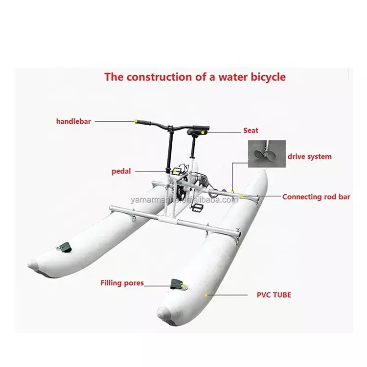 Fabbrica diretta acqua bicicletta aliscafo mare bici acqua bicicletta acqua bicicletta Aqua Bike in vendita