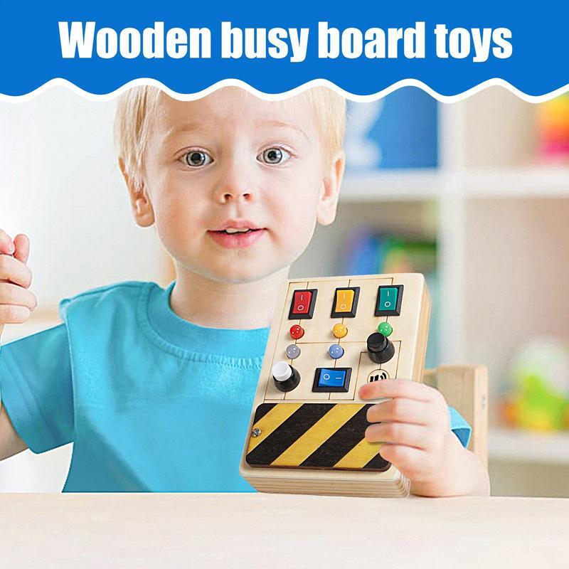 Papan aktivitas mainan pembelajaran Montessori, aksesori Diy alat bantu mengajar Montessori, alat bantu mengajar untuk Motor halus