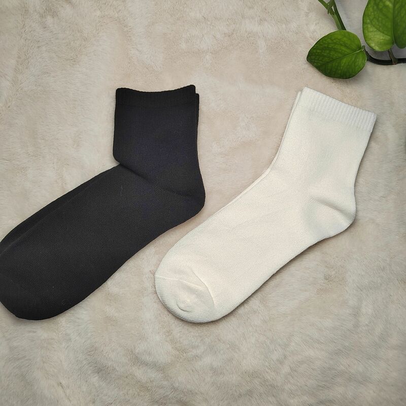 Chaussettes de marche respirantes en coton dépistolet ant, chaussettes confortables absorbant la transpiration, chaussettes de sport décontractées, tube moyen, affaires, 5 paires