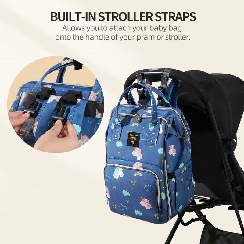 Рюкзак для подгузников, сумка для мам, Большая вместительная сумка, многофункциональные водонепроницаемые сумки для путешествий