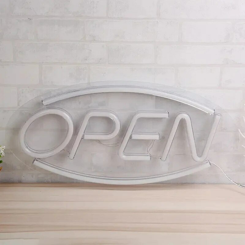 Open Neon Signs for Business , for Wall Decor with Multiple Blinking Modes, Ideal for Restaurant, Cafe, Bar, SalonShops, 5V/USB