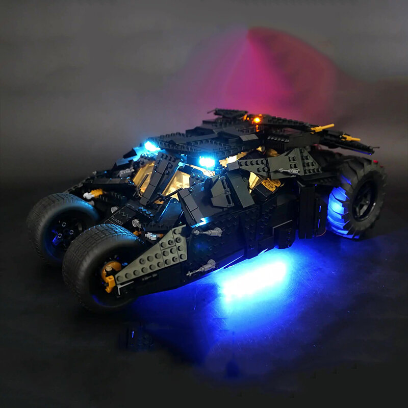 Kit de luz LED RC para LEGO 76240 Batmobile Tumbler Technical Building Blocks Toy (solo luz LED, sin modelo de bloques)