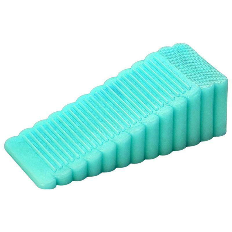 Tough Wedge Door Stop Convenient Cleaning And Storage Household Door Stopper Durable Tooth Like Texture Design Prevent Slipping