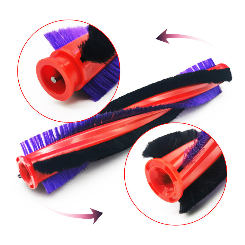 Applicable for Dyson vacuum cleaner accessories V6 dc59 dc62 sv03 185mm and 225mm electric brush head roller brush floor brush