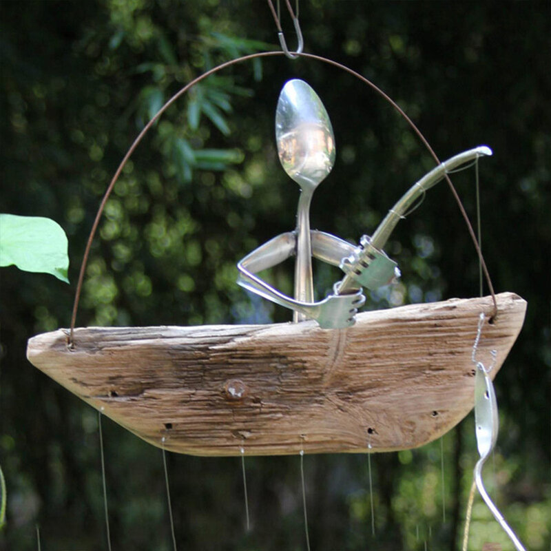 Campana colgante de viento para decoración de jardín, accesorios para el hogar, dulce regalo
