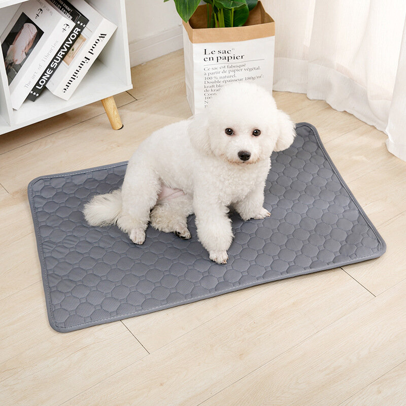 Alas kencing anjing dapat dipakai ulang selimut popok penyerap dapat dicuci bantalan latihan anak anjing alas urin untuk hewan peliharaan penutup kursi mobil perlengkapan hewan peliharaan