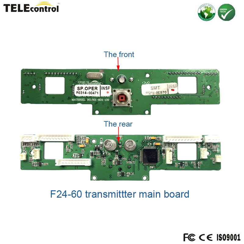 Telecontrol-Transmissor Telecrane, placa principal para rádio joystick, controle remoto, F24-60