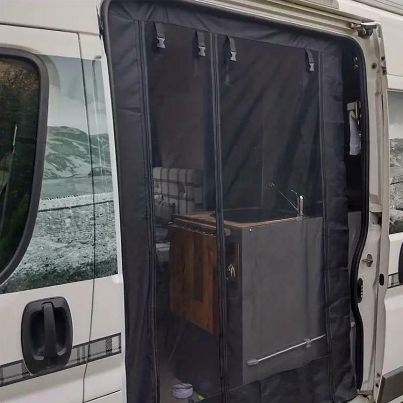 Сетчатый экран для гаража, сетка для двери фургона с молнией и магнитной застежкой, дышащая сетка для раздвижных дверей
