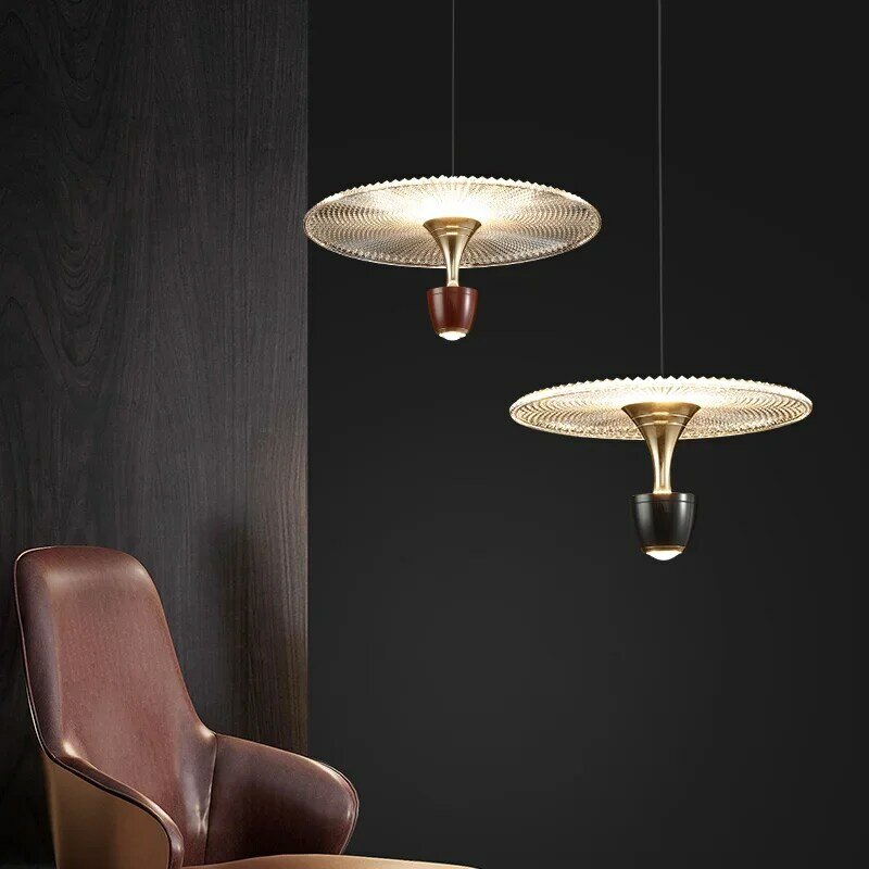 Lampe Led suspendue au design post-moderne, luminaire décoratif d'intérieur, idéal pour une salle à manger, une chambre à coucher ou un chevet