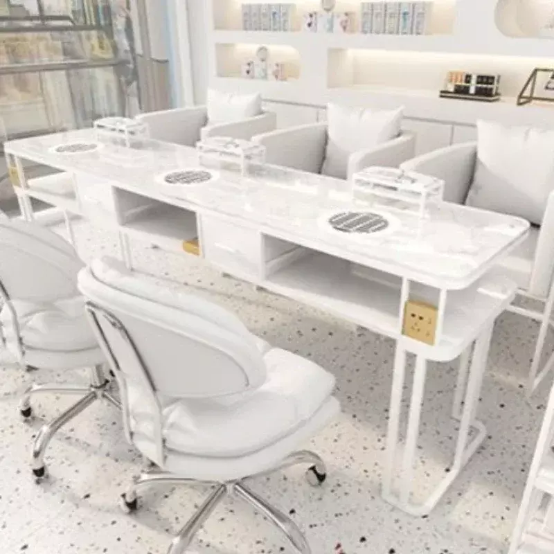 Nordic  Nail Manicure Makeup White Modern  Living Room Mesa Manicura  Furniture