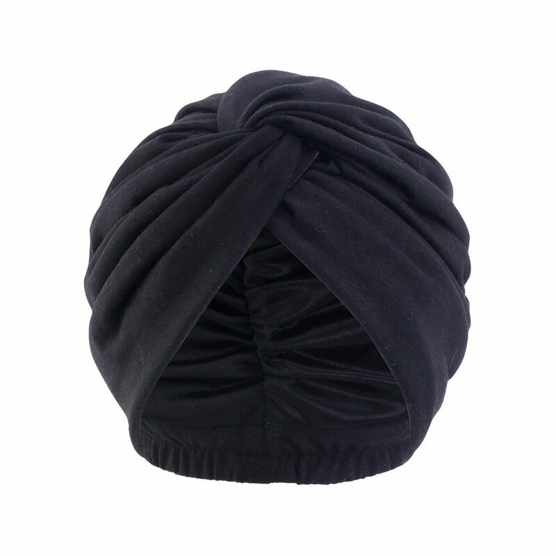 Головной убор для мусульманской женщины с перекрестными оборками, хиджаб шапка, шарф, облегающая шапка, шапка для рака, пациента, аксессуары для выпадения волос