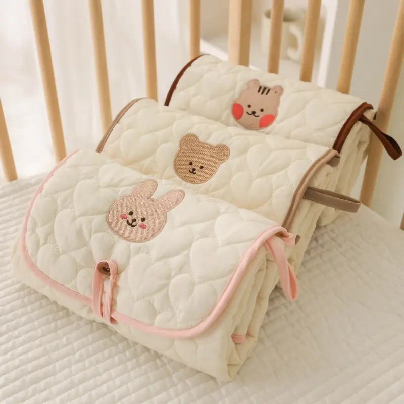 Складной портативный подгузник, пеленка, водонепроницаемый детский подгузник, мочеприемник для новорожденных, простые постельные принадлежности, пеленка