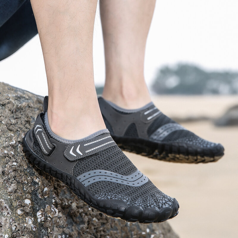 aqua Shoes Men's outdoor beach swimming shoes Women's non-slip wading shoes Breathable water shoes